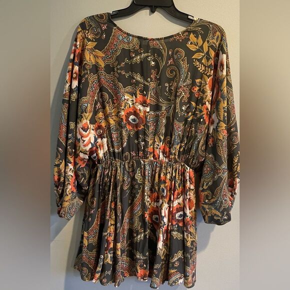 Free People High Plains Printed Boho Dress Size XS - Picture 4 of 7